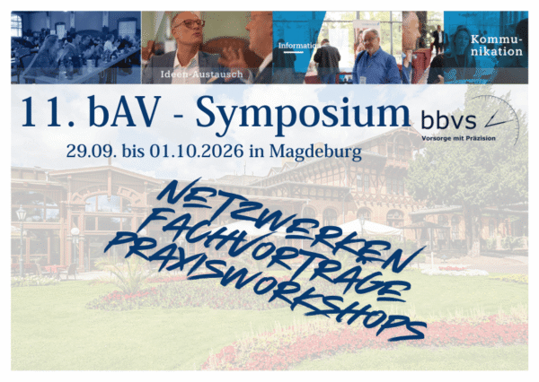 11. bAV – Symposium der bbvs GmbH gemeinsam mit der netfonds AG